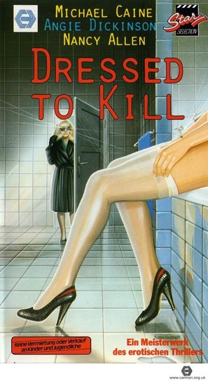 Dressed to Kill - German VHS movie cover (thumbnail)