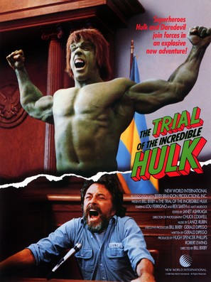 The Trial of the Incredible Hulk - Movie Poster (thumbnail)