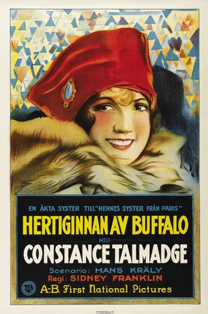 The Duchess of Buffalo - Swedish Movie Poster (thumbnail)