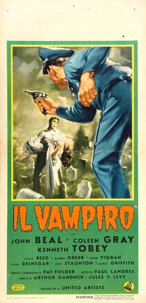 The Vampire - Italian Movie Poster (thumbnail)