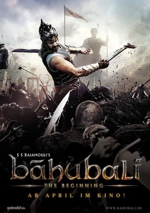 Baahubali: The Beginning - German Movie Poster (thumbnail)