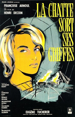 La chatte sort ses griffes - French Movie Poster (thumbnail)