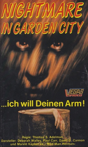 The Severed Arm - German VHS movie cover (thumbnail)