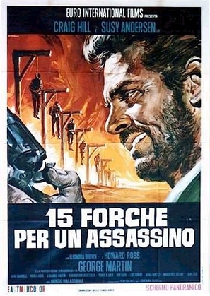 Quindici forche per un assassino - Italian Movie Poster (thumbnail)