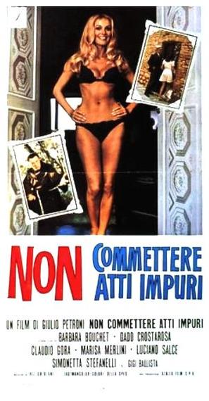 Non commettere atti impuri - Italian Movie Poster (thumbnail)