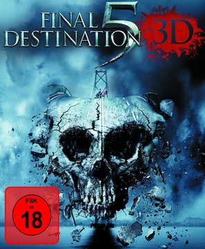 Final Destination 5 - German Blu-Ray movie cover (thumbnail)