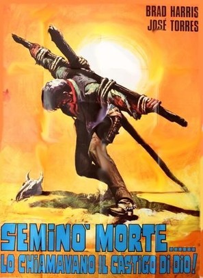 Semin&ograve; morte... lo chiamavano il Castigo di Dio! - Italian Movie Poster (thumbnail)
