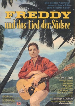 Freddy und das Lied der S&uuml;dsee - German Movie Poster (thumbnail)