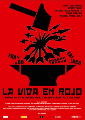 Vida en rojo, La - Spanish Movie Poster (thumbnail)