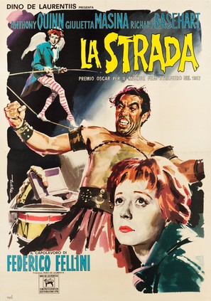 La strada - Italian Movie Poster (thumbnail)