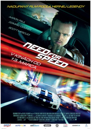 Need for Speed - Slovak Movie Poster (thumbnail)