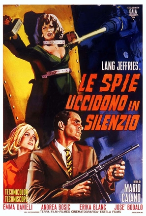 Le spie uccidono in silenzio - Italian Movie Poster (thumbnail)