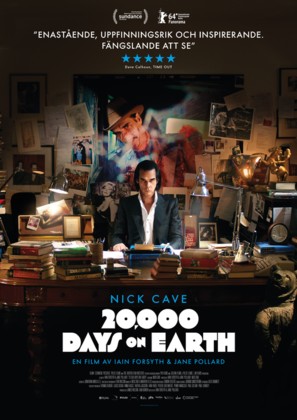 20,000 Days on Earth - Swedish Movie Poster (thumbnail)