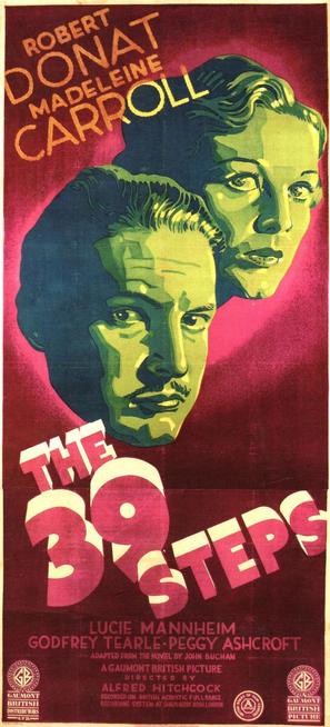 The 39 Steps - British Movie Poster (thumbnail)