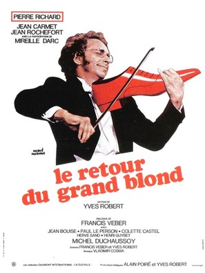 Le retour du grand blond - French Movie Poster (thumbnail)