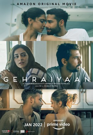 Gehraiyaan - Indian Movie Poster (thumbnail)