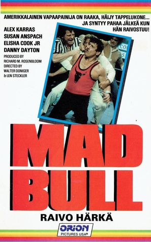 Mad Bull - Finnish VHS movie cover (thumbnail)