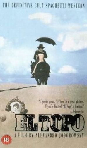 El topo - British VHS movie cover (thumbnail)