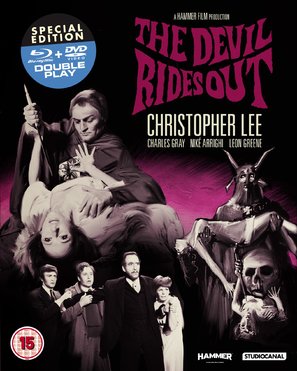 The Devil Rides Out - British Blu-Ray movie cover (thumbnail)