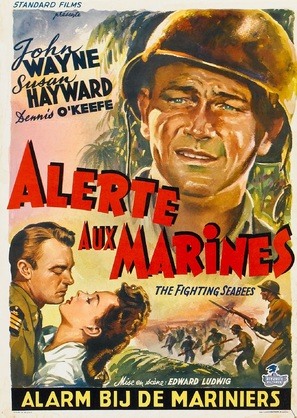 The Fighting Seabees - Belgian Movie Poster (thumbnail)