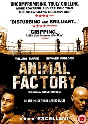 Animal Factory - British DVD movie cover (thumbnail)