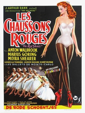 The Red Shoes - Belgian Movie Poster (thumbnail)