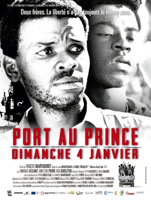 Port-au-Prince, dimanche 4 janvier - French Movie Poster (thumbnail)