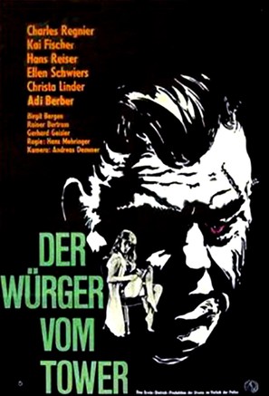 Der W&uuml;rger vom Tower - German Movie Poster (thumbnail)