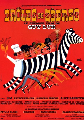 Dr&ocirc;les de z&egrave;bres - French Movie Poster (thumbnail)