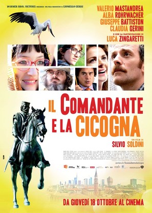 Il comandante e la cicogna - Italian Movie Poster (thumbnail)