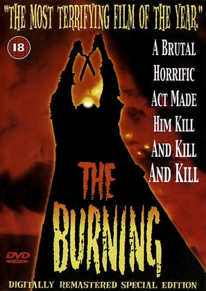 The Burning - British DVD movie cover (thumbnail)