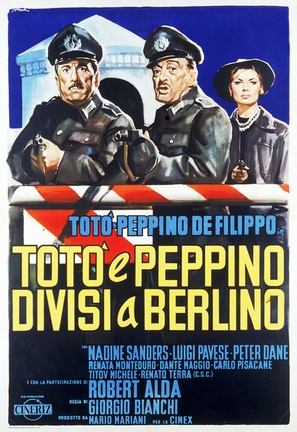 Tot&ograve; e Peppino divisi a Berlino - Italian Theatrical movie poster (thumbnail)