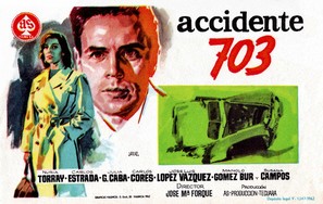 Accidente 703 - Spanish Movie Poster (thumbnail)