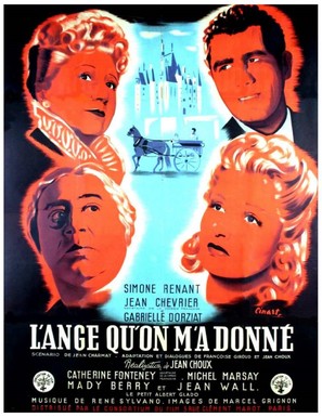 L&#039;ange qu&#039;on m&#039;a donn&eacute; - French Movie Poster (thumbnail)