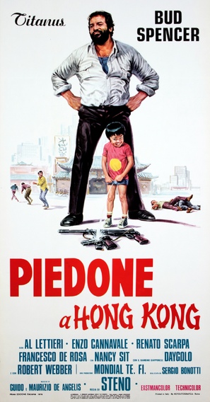 Piedone a Hong Kong - Italian Movie Poster (thumbnail)