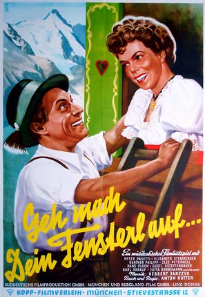 Geh mach dein Fensterl auf - German Movie Poster (thumbnail)