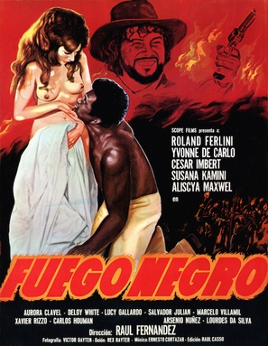 Fuego negro - Mexican Movie Poster (thumbnail)