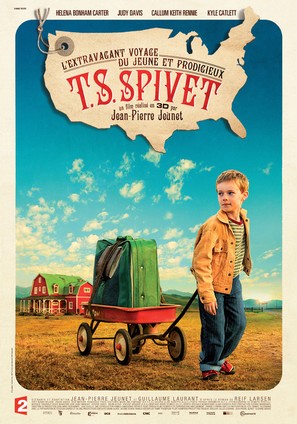 L&#039;extravagant voyage du jeune et prodigieux T.S. Spivet - French Movie Poster (thumbnail)