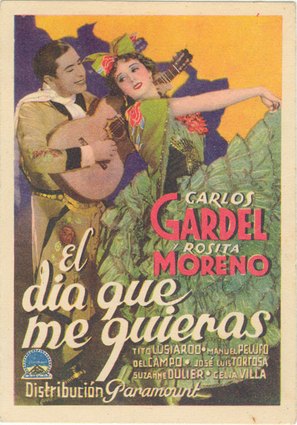 D&iacute;a que me quieras, El - Spanish Movie Poster (thumbnail)