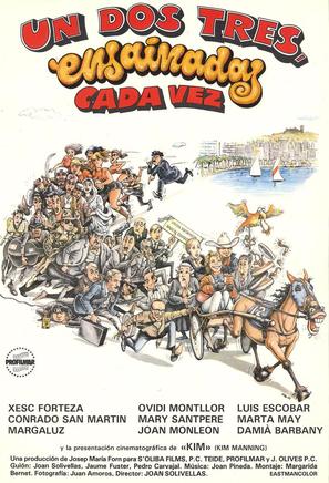 Un, dos, tres... ensa&iuml;mades i res m&eacute;s - Spanish Movie Poster (thumbnail)