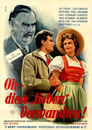 Oh, diese lieben Verwandten - German Movie Poster (thumbnail)