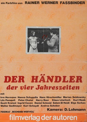H&auml;ndler der vier Jahreszeiten - German Movie Poster (thumbnail)