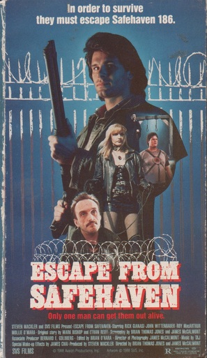 Escape from Safehaven - VHS movie cover (thumbnail)