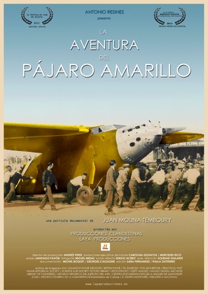 La aventura del p&aacute;jaro amarillo - Spanish Movie Poster (thumbnail)