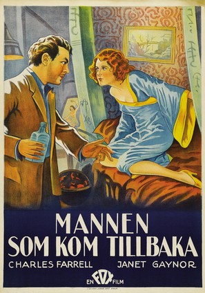 The Man Who Came Back - Swedish Theatrical movie poster (thumbnail)