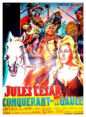 Giulio Cesare il conquistatore delle Gallie Poster
