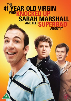 The 41-Year-Old Virgin Who Knocked Up Sarah Marshall and Felt Superbad About It - Danish Movie Cover (thumbnail)