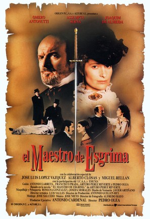 El maestro de esgrima - Spanish Movie Poster (thumbnail)