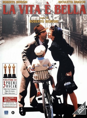 La vita &egrave; bella - Italian DVD movie cover (thumbnail)