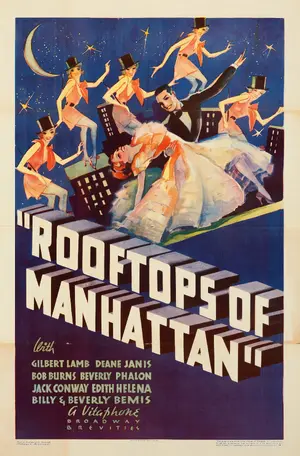 Roof Tops of Manhattan Poster